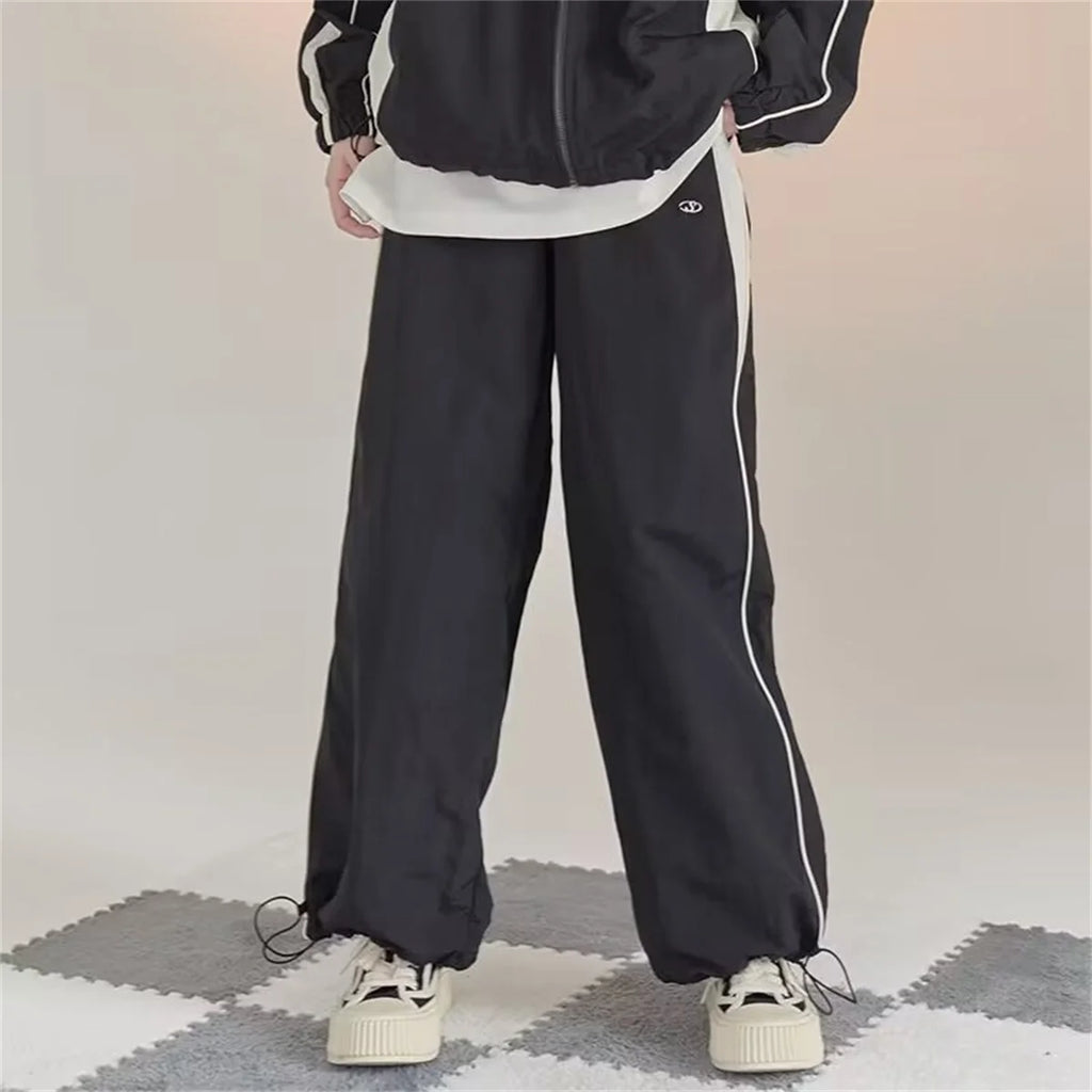 Women's Baggy Cargo Pants - Wide Leg Streetwear Joggers
