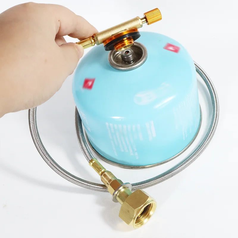 Camping Gas Refill Adapter - Stove Connector for Outdoor Cooking