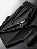 Men's Lightweight Athletic Pants - Hiking and Jogging Trousers - Black