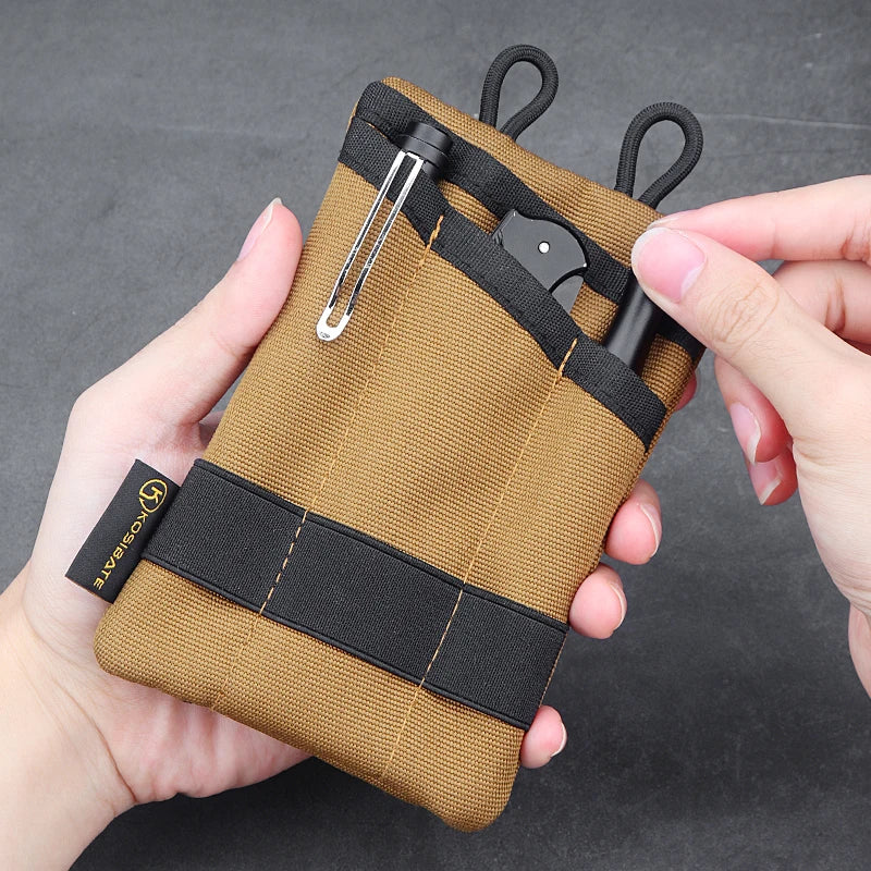 MOLLE EDC Pouch - Belt Waist Pack for Keys and Cards