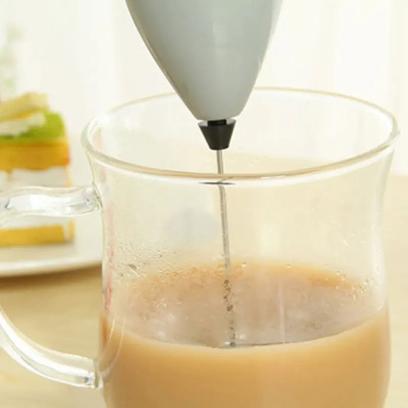 Handheld Milk Frother - Battery Whisk for Coffee and Kitchen Prep