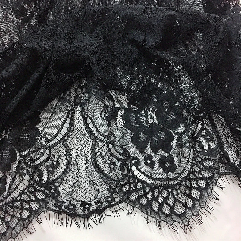 Women's Lace Mesh Skirt Extender - Sheer Mini Underskirt