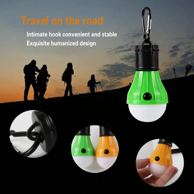 Mini LED Camping Bulb - 3-Mode Hanging Tent Light
