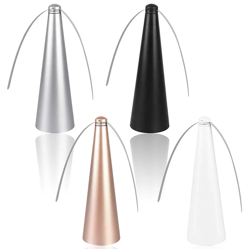 Holographic Tabletop Fly Repellent Fan - Cordless Outdoor Food Protector