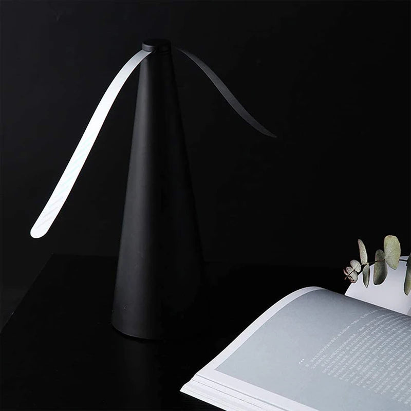 Holographic Tabletop Fly Repellent Fan - Cordless Outdoor Food Protector
