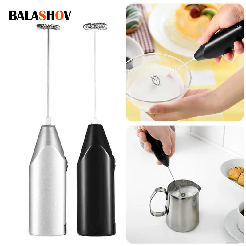 Handheld Milk Frother - Battery Whisk for Coffee and Kitchen Prep