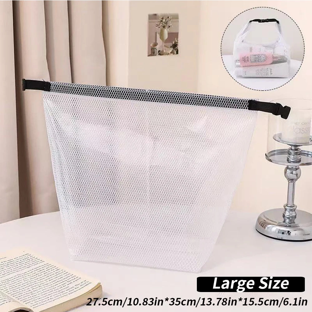 Mesh Travel Toiletry Bag – Waterproof Organizer for Gym Trips