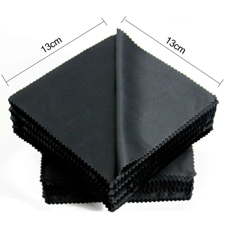 Microfiber Eyewear Cleaning Cloths - Black Lens Cloth Set