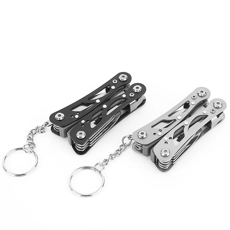 Folding Multi-Tool Pliers - Stainless Steel Camping Tool for Outdoor Utility