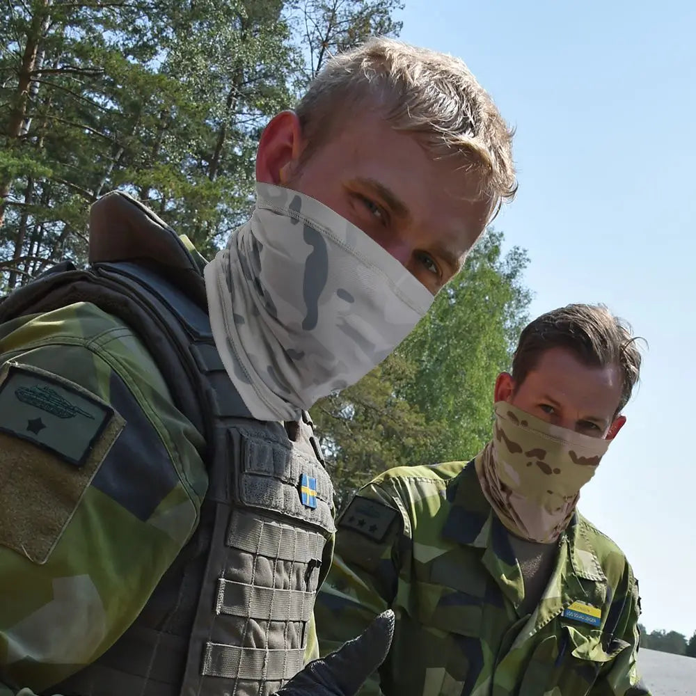 Camo Neck Gaiter - Breathable Outdoor Face Covering