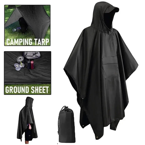 Travel Hiking Outdoor Camping Accessory in Black - Pocket style product image