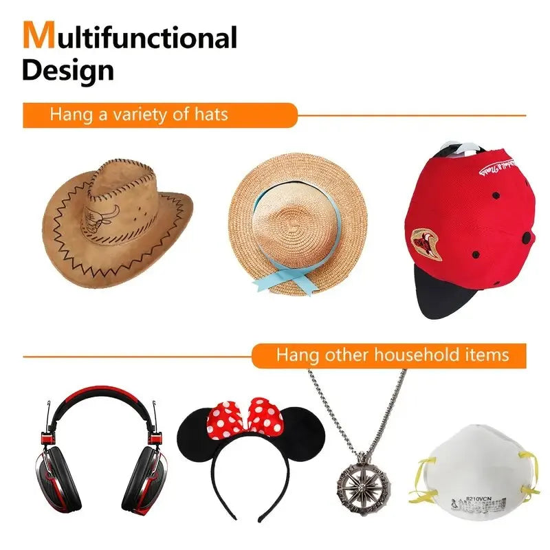 Baseball Hat Hook Sticking Traceless - For Everyday Home Use