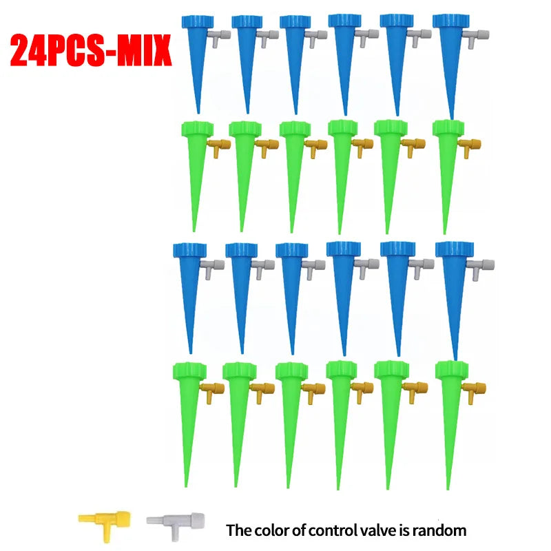 Automatic Drip Watering Spikes - Adjustable Plant Irrigation Set