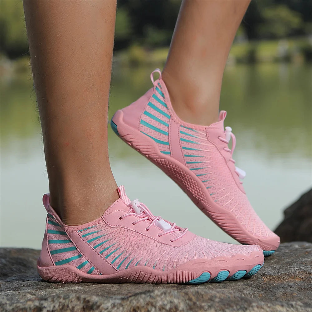 Unisex Amphibious Quick-Dry Water Shoes - Anti-Slip Barefoot Aqua Sneakers