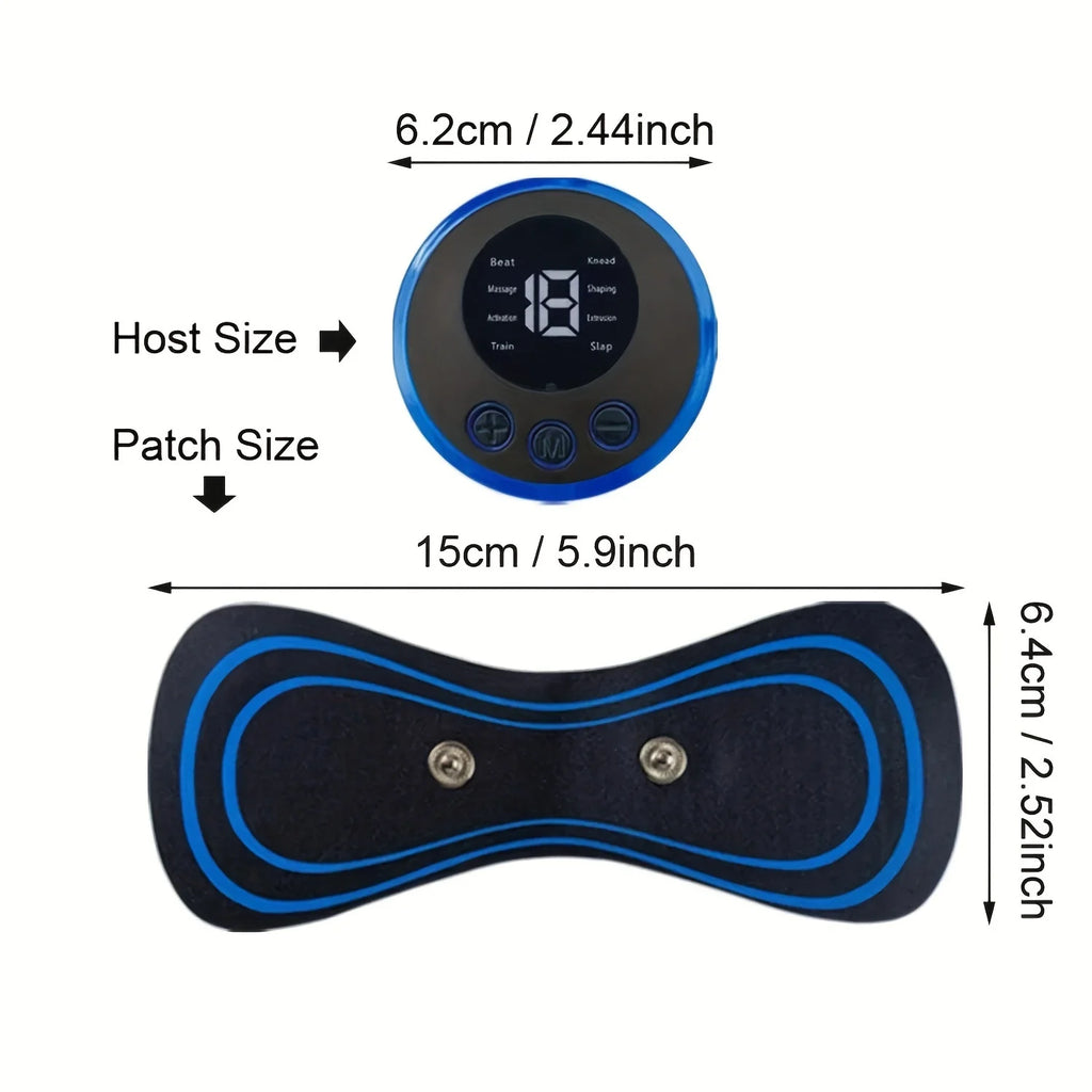 EMS Neck and Body Massager – 8 Modes for Portable Relief at Home