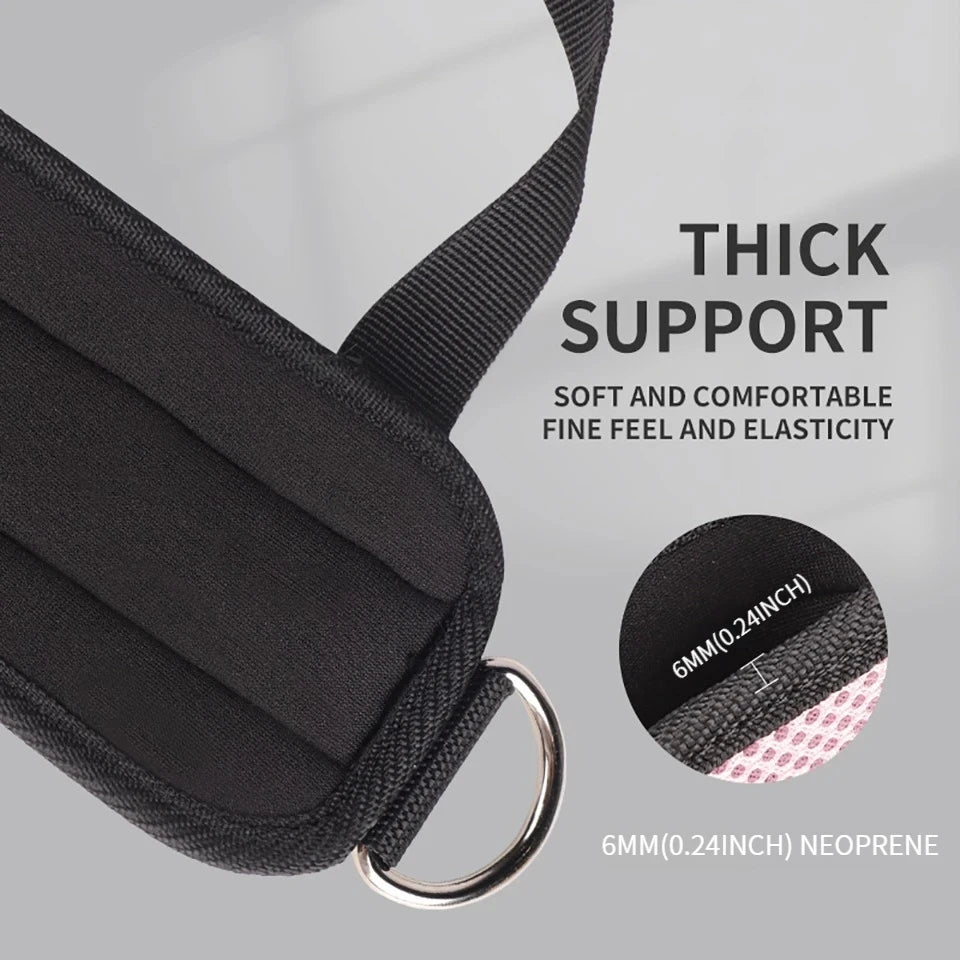 Fitness Ankle Straps - Cable Machine Leg Workout Cuffs