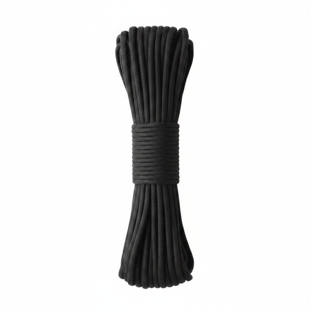 Camping Hiking Outdoor Paracord Rope in Rope Black product image