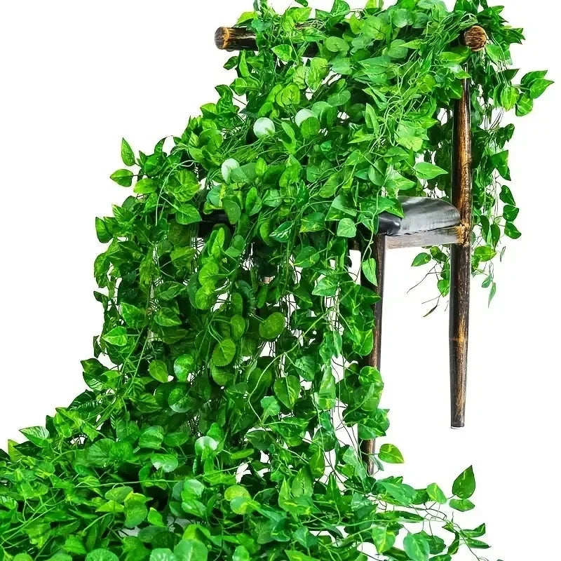 Artificial Ivy Vine Garland – Hanging Greenery for Outdoor Decor