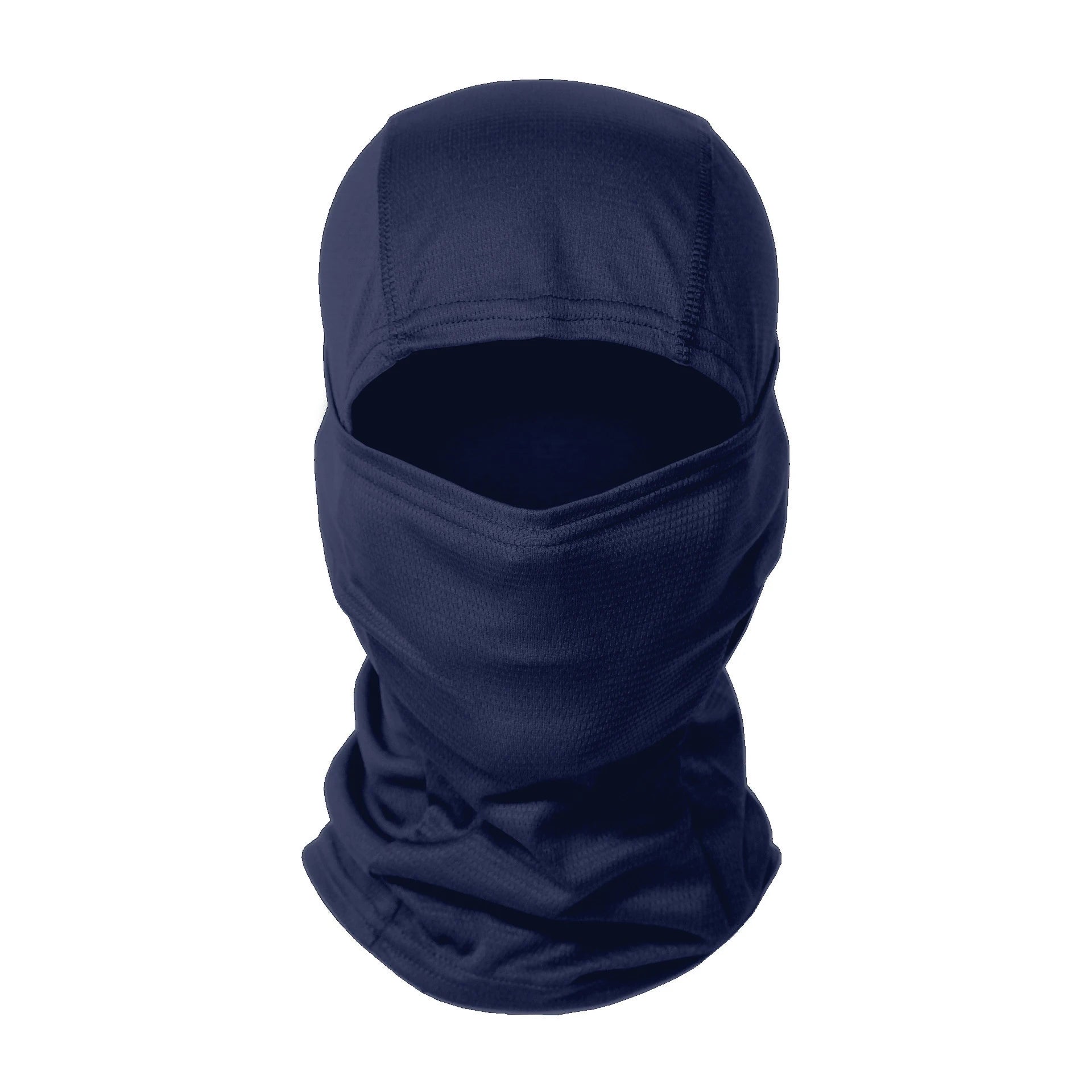 Printed Outdoor Balaclava - Lightweight Face Cover Scarf - Navy Blue
