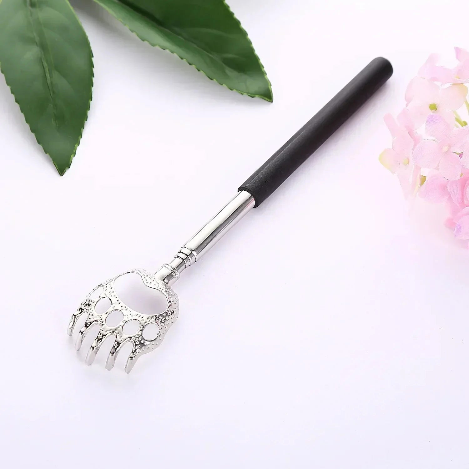 Telescopic Back Scratcher – Stainless Steel Reach Tool for Relief