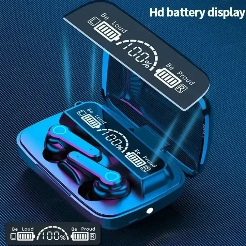 Wireless Earbuds with Digital Display – M19