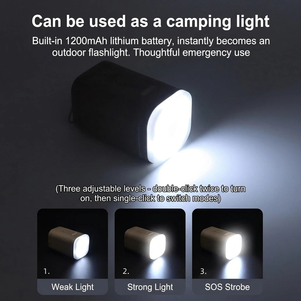 Mini Electric Air Pump - Compact Inflator for Camping Gear