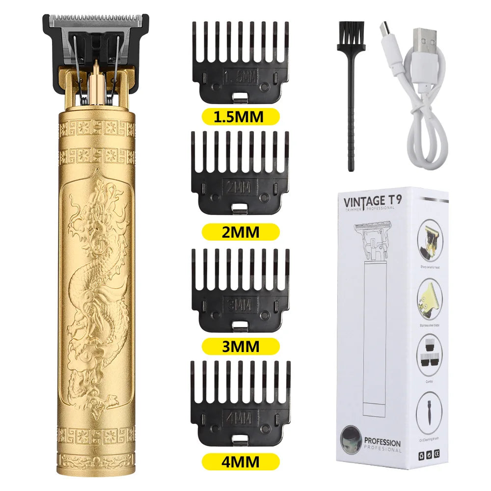 Retro T9 Original Haircutting Machine - For Desk or Travel Use