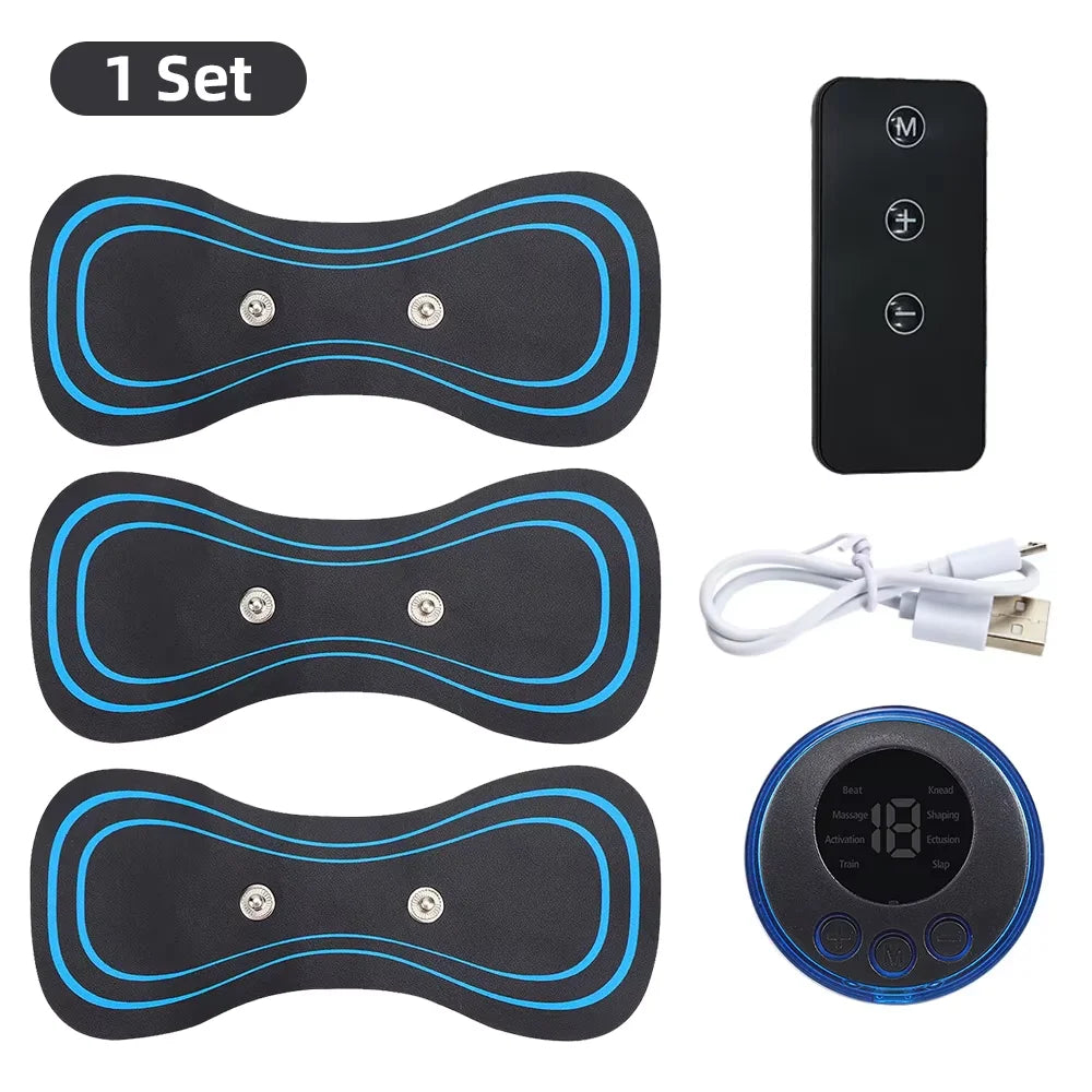 EMS Neck and Body Massager – 8 Modes for Portable Relief at Home
