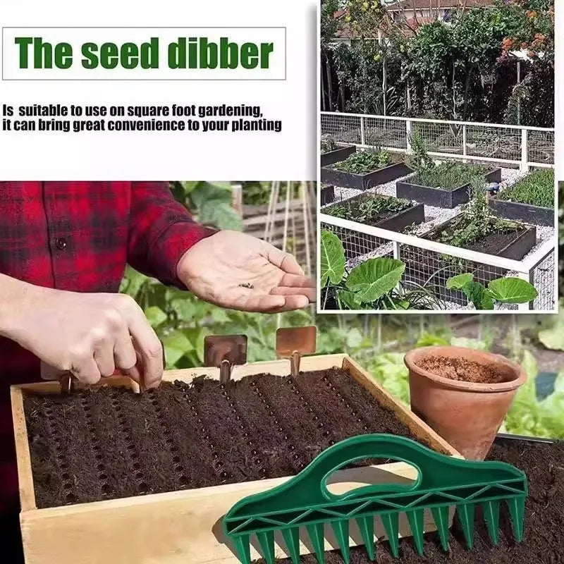 Manual Seed Spreader - Portable Soil Puncher for Planting