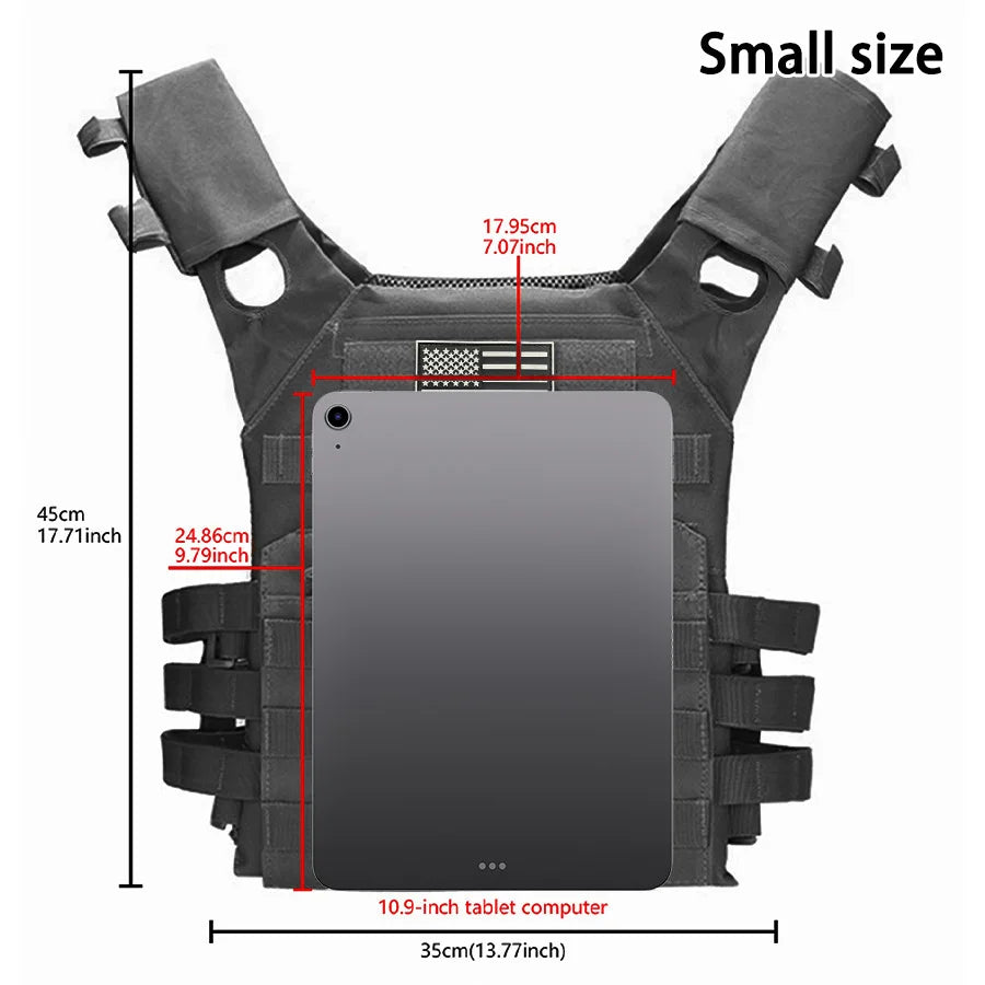 Outdoor Training Vest - Utility Carrier for Airsoft Gear