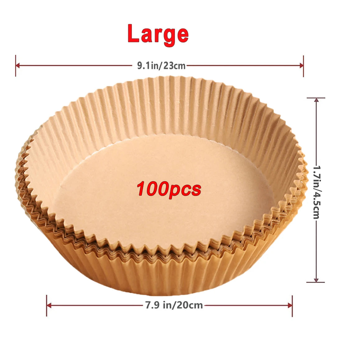 Air Fryer Disposable Paper Non-stick - For Kitchen Storage and Prep