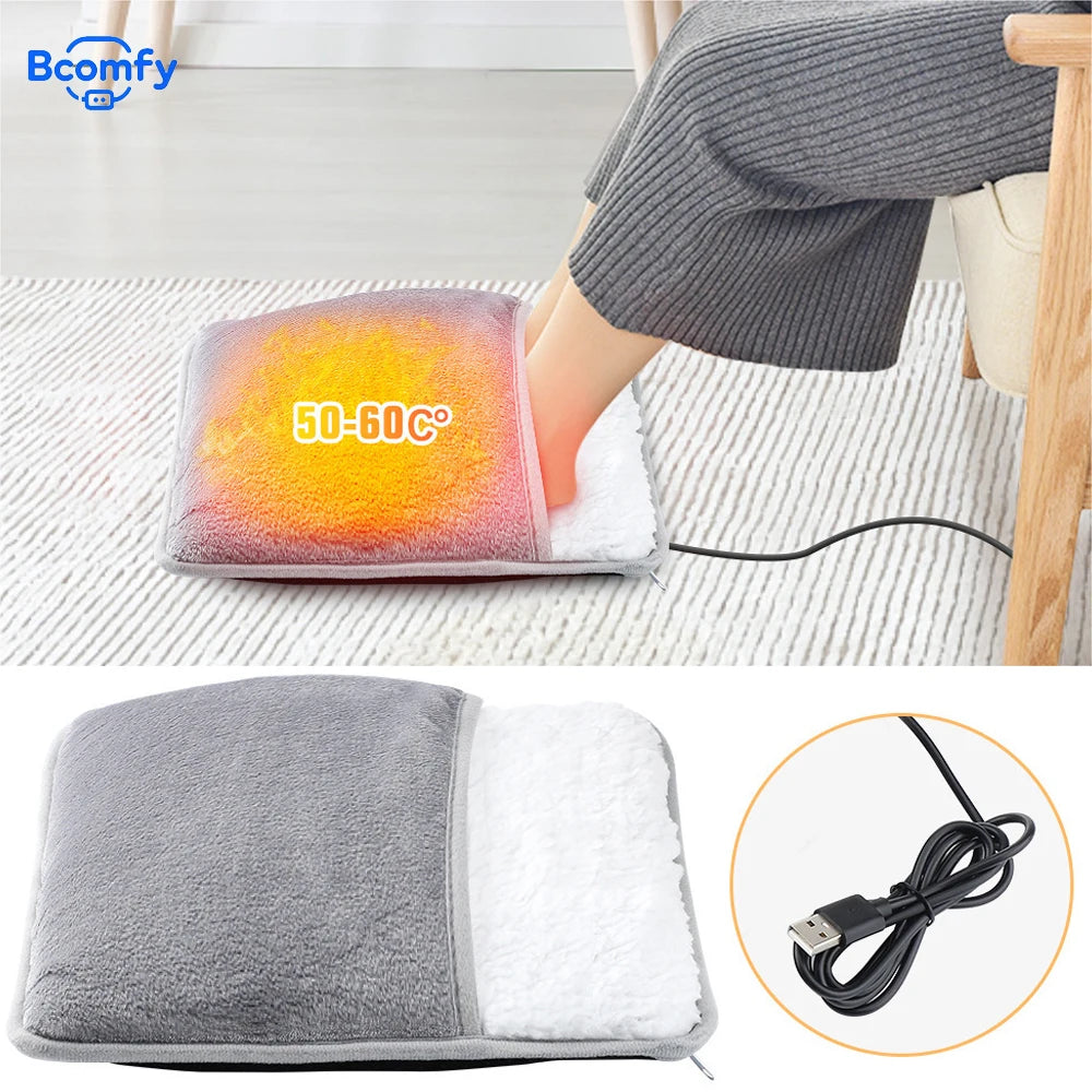 Foot Warmer Winter Electric Heating - For Desk or Travel Use