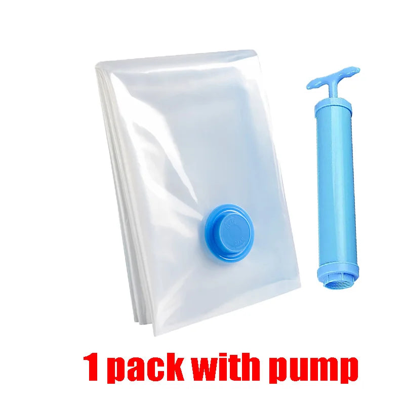 Vacuum Storage Bags Space Saver - For Travel and Daily Carry
