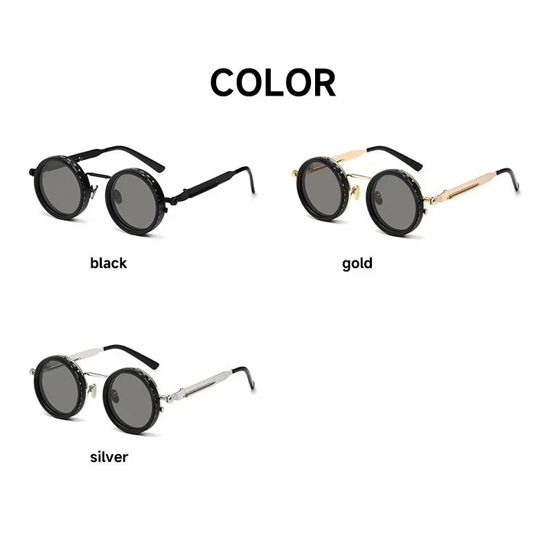 Round Dimming Sunglasses - Retro Outdoor Eyewear