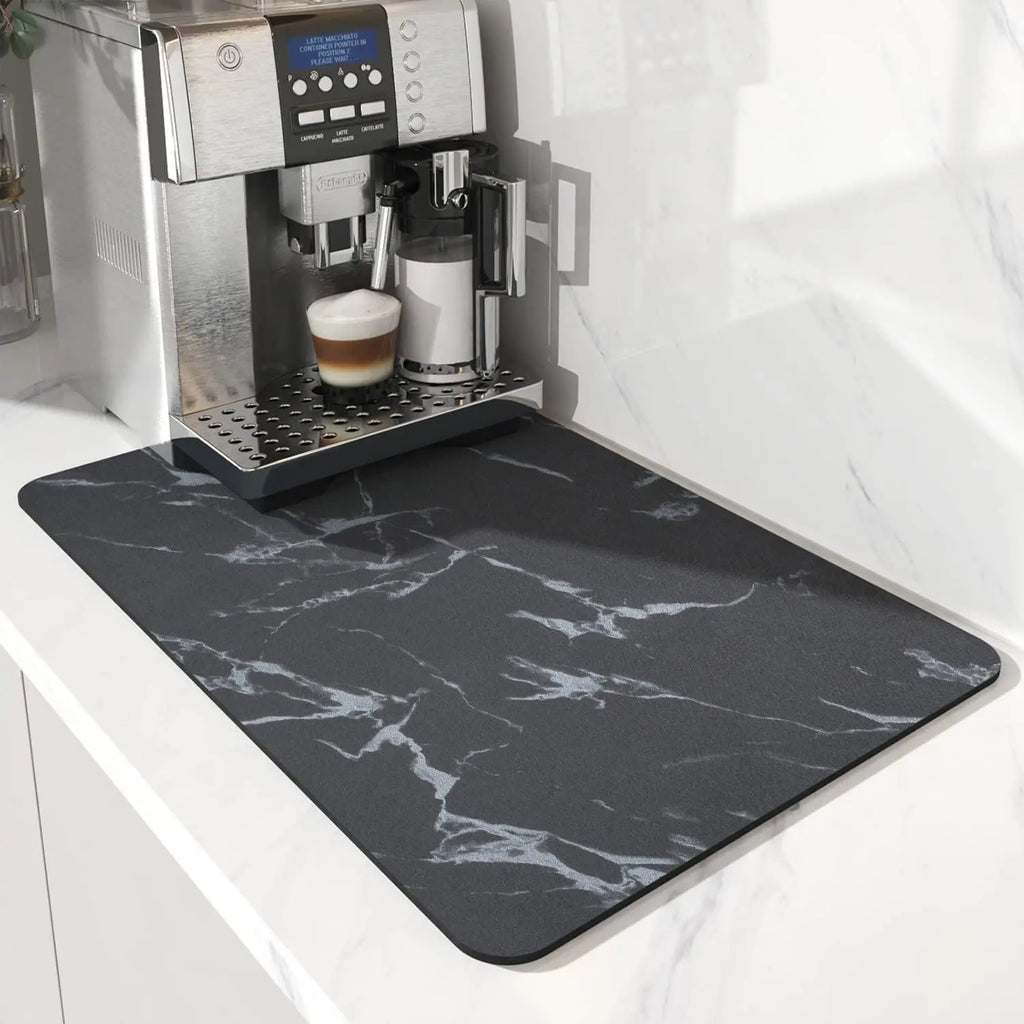 Coffee Machine Mat - Absorbent Kitchen Drying Pad - Style Fgzn-12