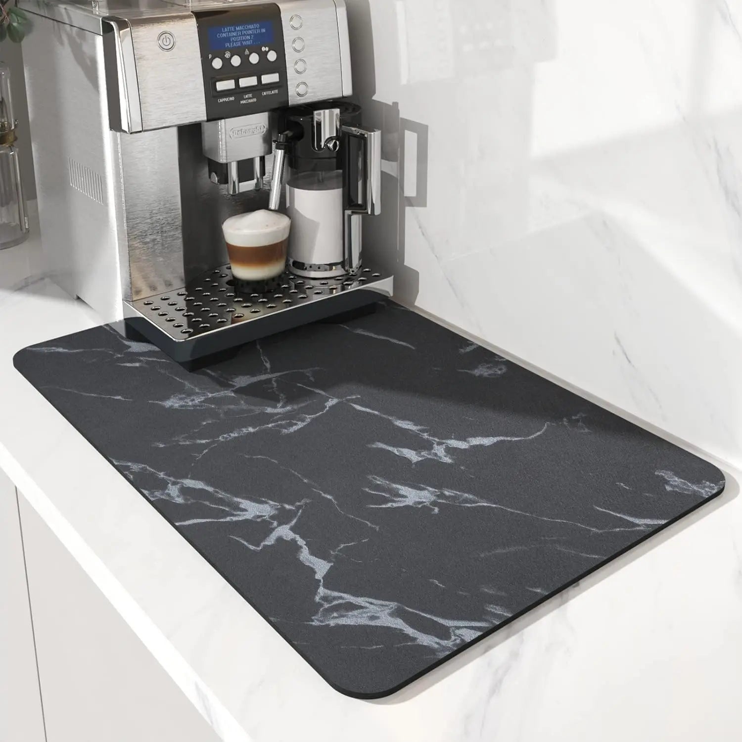 Coffee Machine Mat - Absorbent Kitchen Drying Pad - Style Fgzn-12