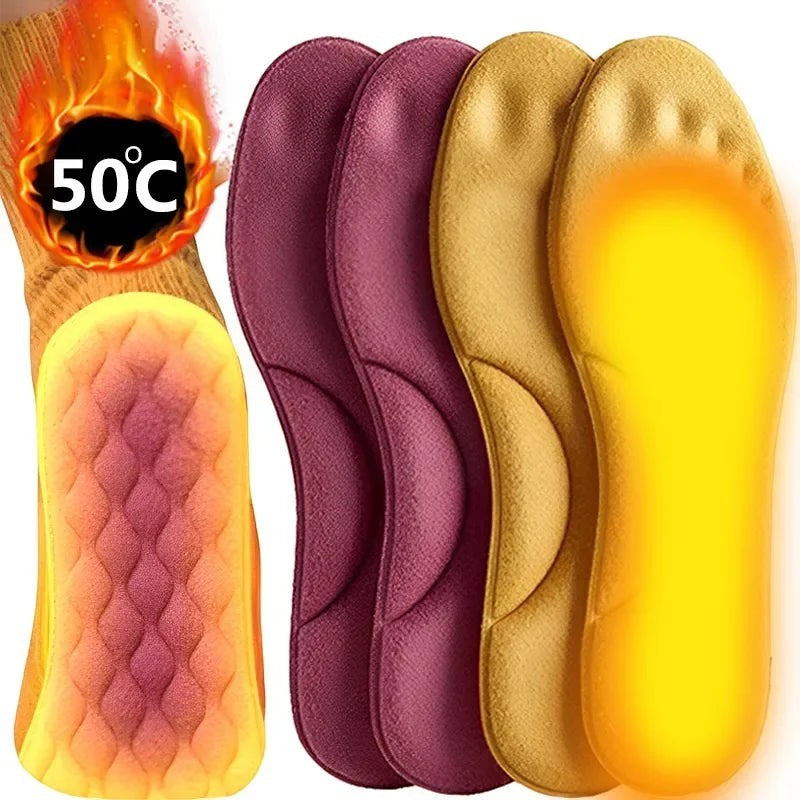Feet Soft Shoe Insoles in 4pcs - Gray product image