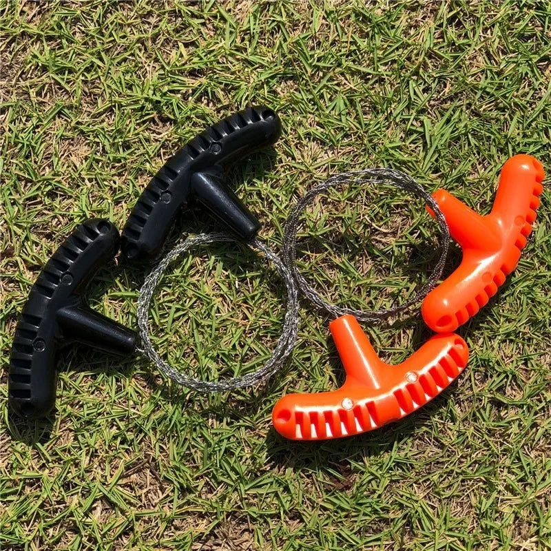Portable Wire Saw - Manual Cutting Tool for Camping Kits