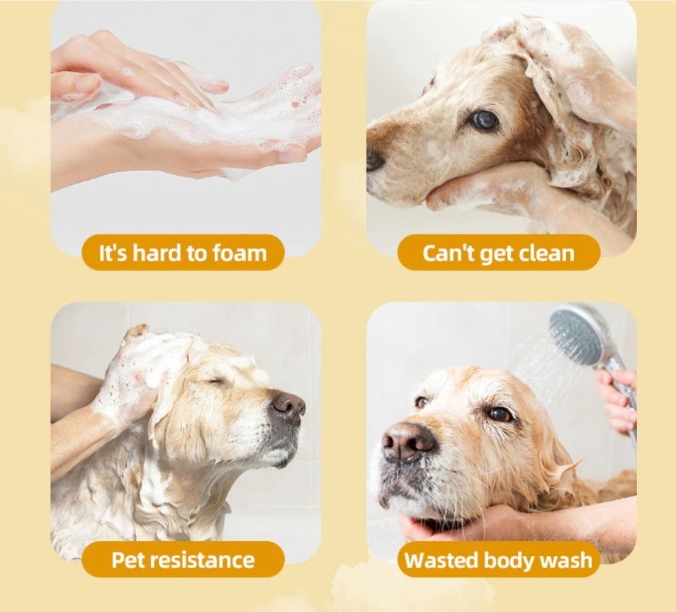Automatic Pet Foam Dispenser Yellow - For Everyday Pet Use