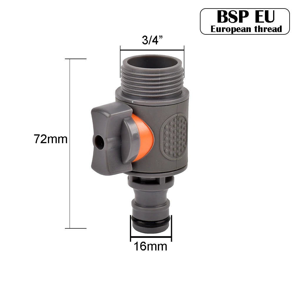 Garden Hose Quick Connector – Stop-Water Coupler for Easy Watering