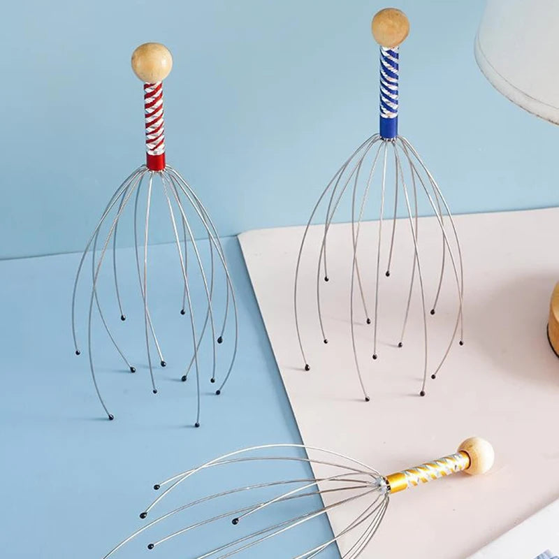 Scalp Head Massager – Stainless Steel Tingler for Relaxing Breaks