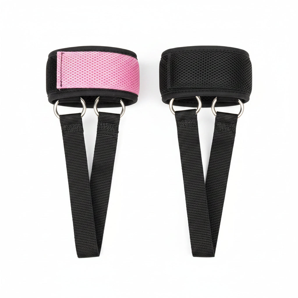 Fitness Ankle Straps - Cable Machine Leg Workout Cuffs