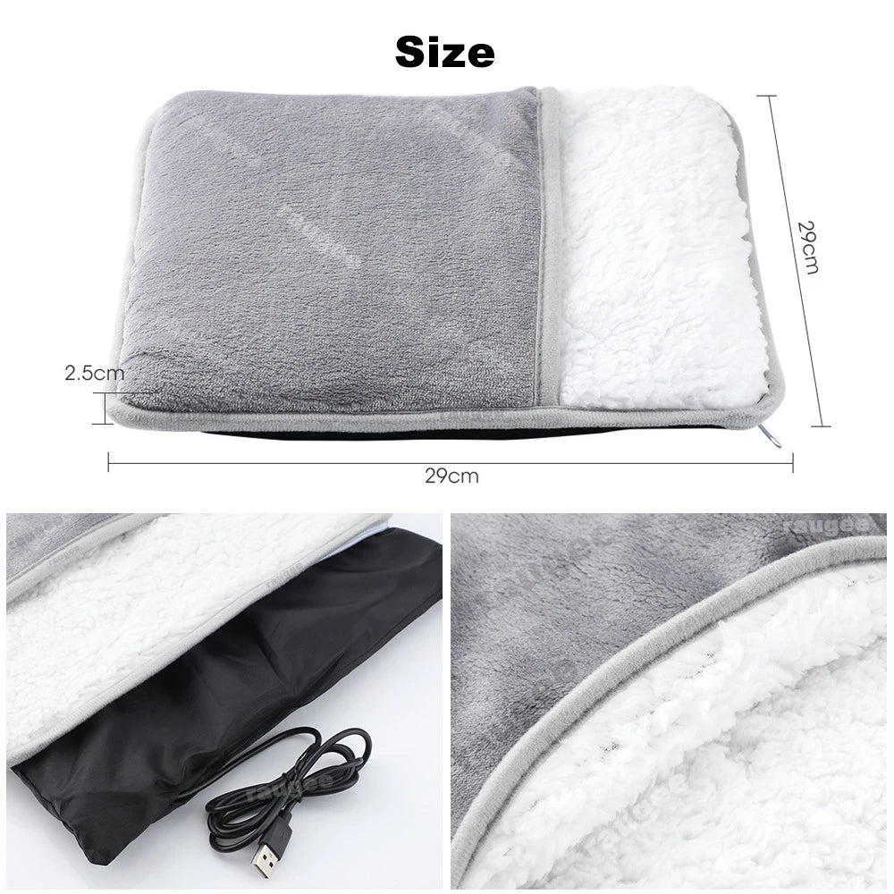 Foot Warmer Winter Electric Heating - For Desk or Travel Use