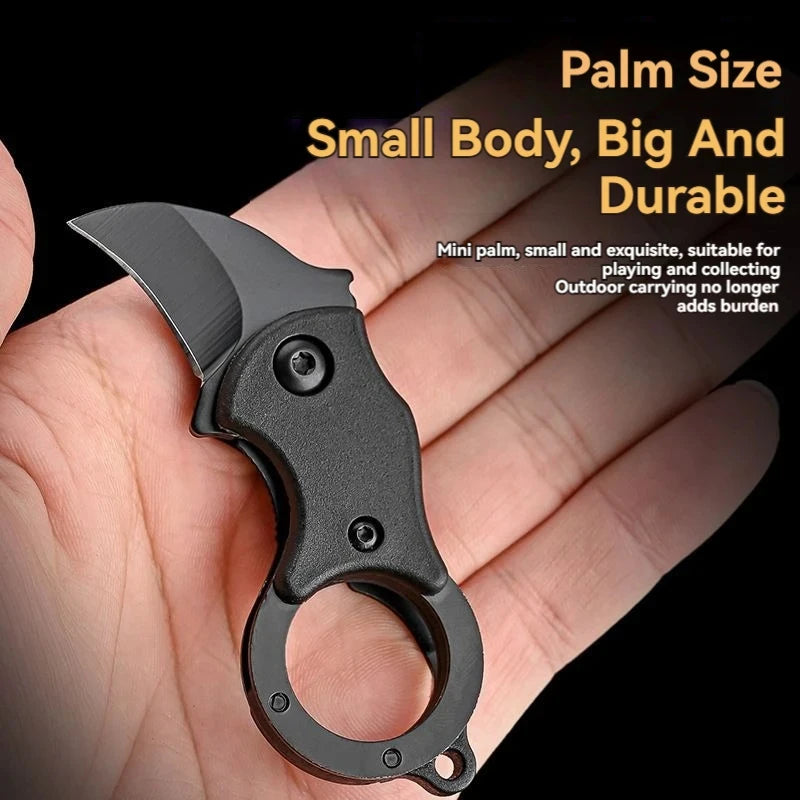 Mini Keychain Pocket Knife - Compact Fixed Blade Utility Cutter
