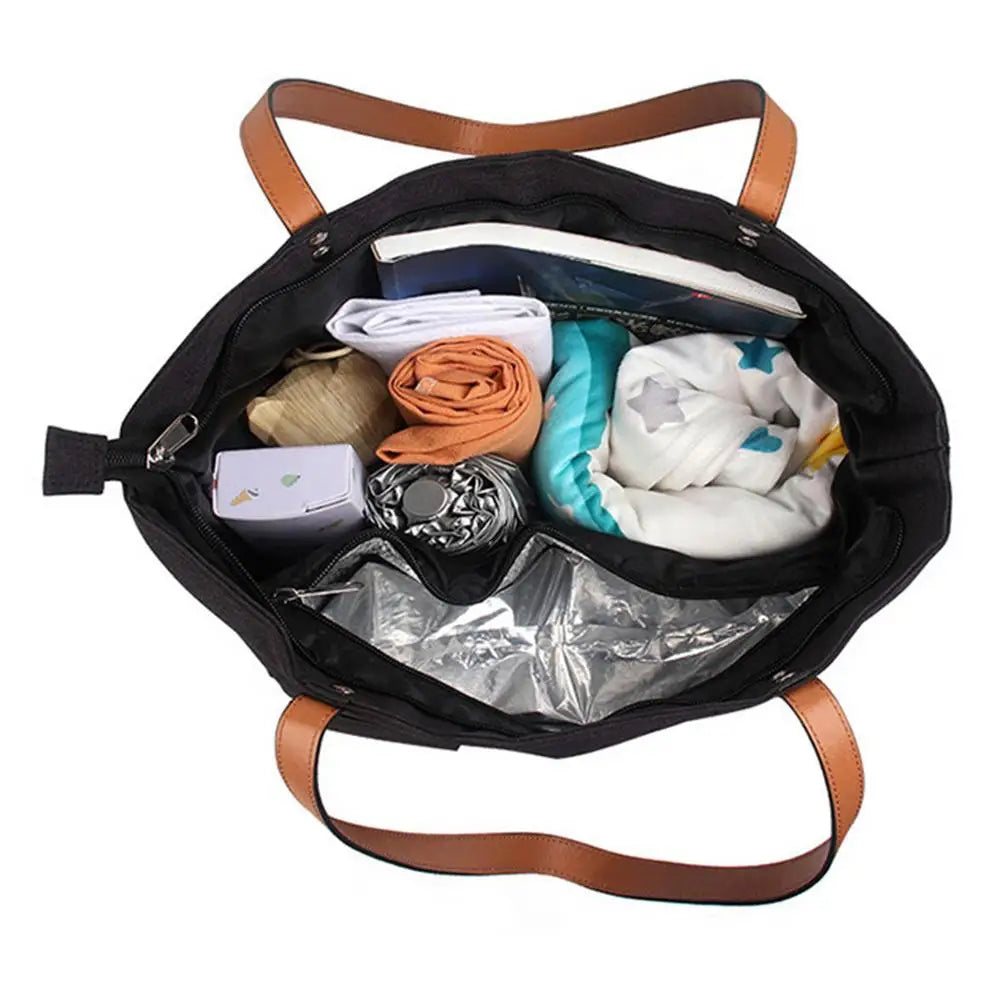 Insulated Beach Tote Bag with Hidden Drink Dispenser - Leakproof Cooler Purse