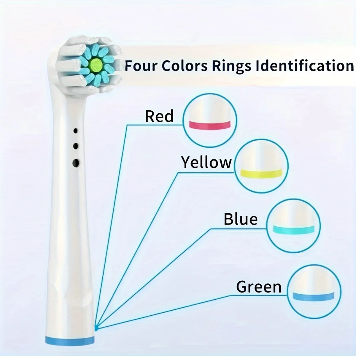 Replacement Toothbrush Heads Compatible Oral-b - For Travel and Daily Carry