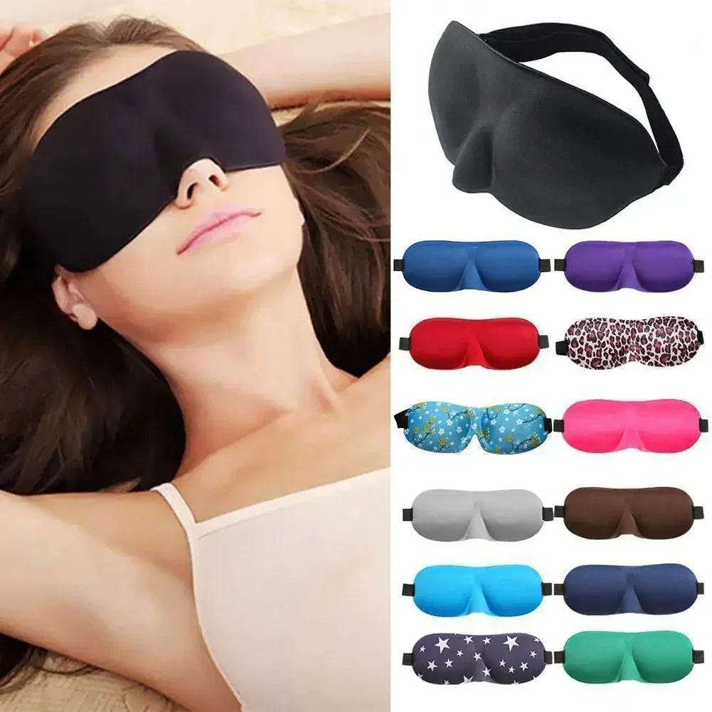 Contoured Sleep Mask – Breathable 3D Eye Shade for Travel Rest
