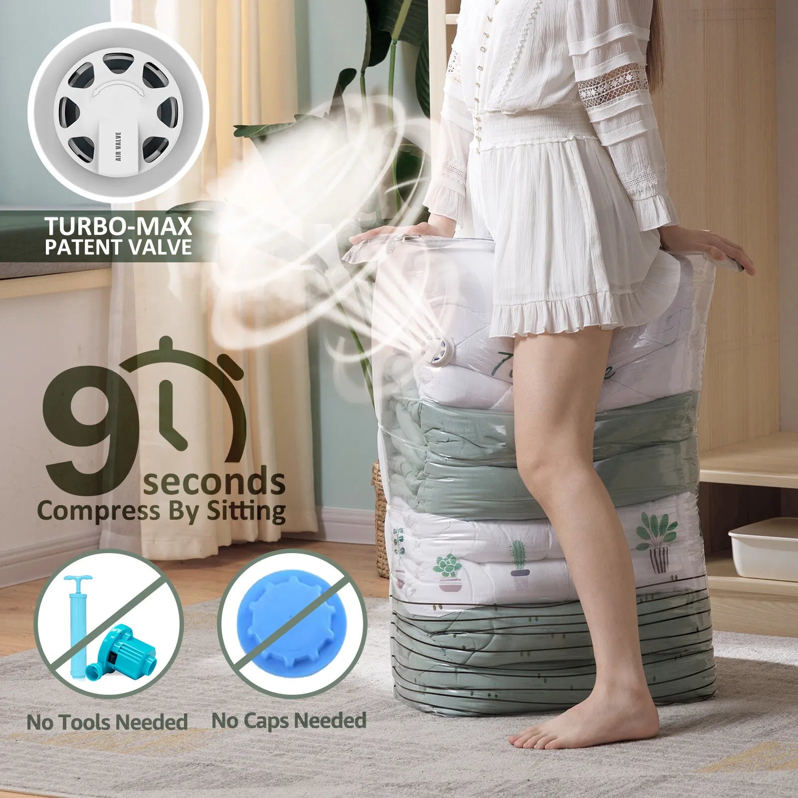 DailyFix No-Vacuum Compression Storage Bag