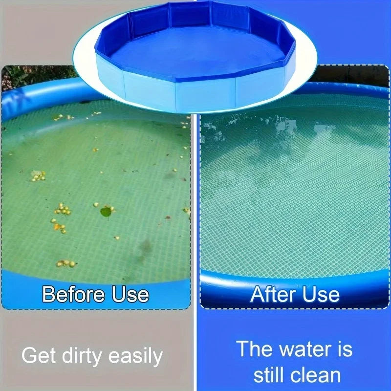 Foldable Pool Foot Bath - PVC Pool Entrance Rinse Tray