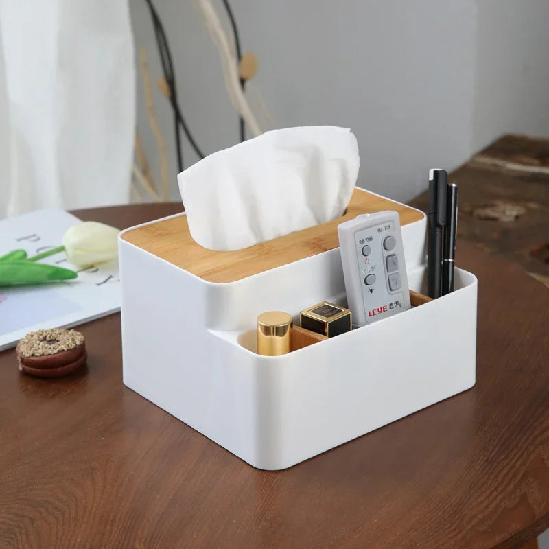 Plastic Desktop Storage Box Remote - For Desk and Office Organization